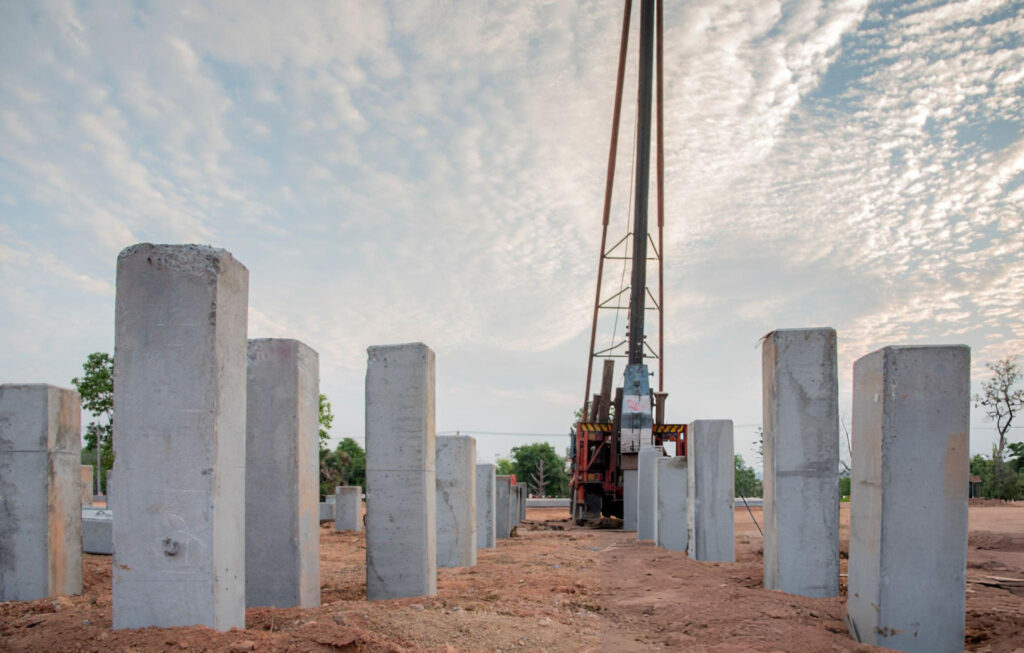 Pressed Concrete Pilings in Austin, TX
