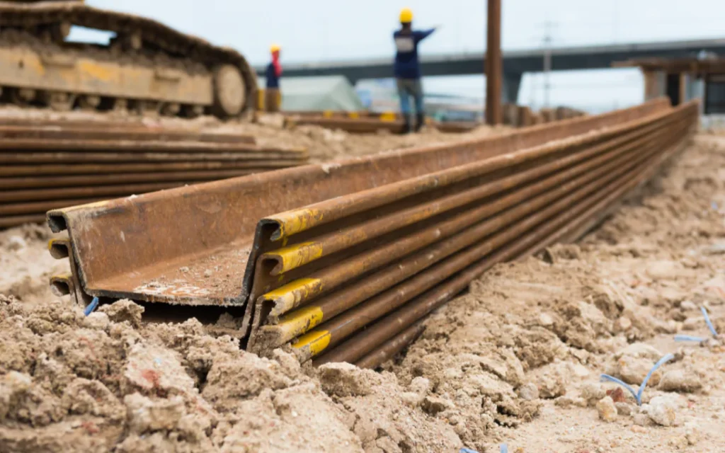 Pressed Steel Pilings in Austin, TX